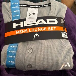 HEAD Gray Men’s Lounge Set Comfortable Essential. Size L. NWT.